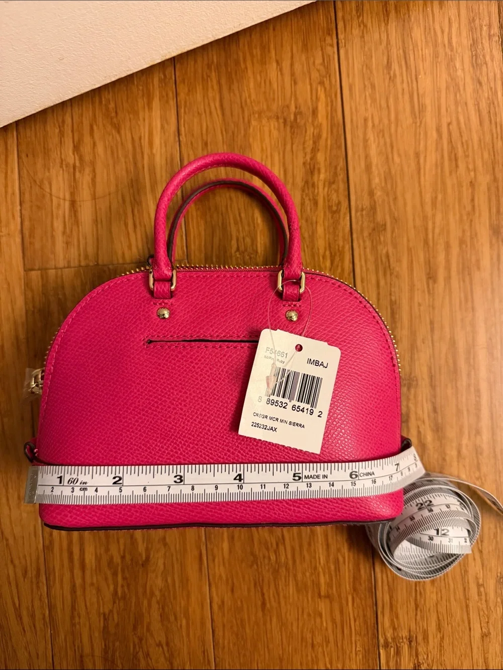 Coach Pink Micro Mini Sierra Satchel Handbag